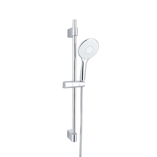 Shower set: chrome bar, shower 5 functions, hose