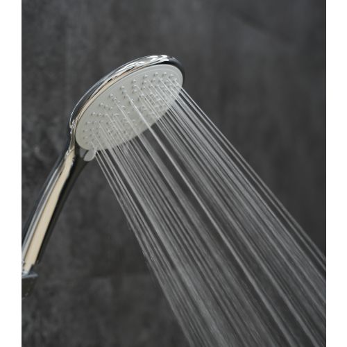 Shower set: chrome bar, shower 5 functions, hose