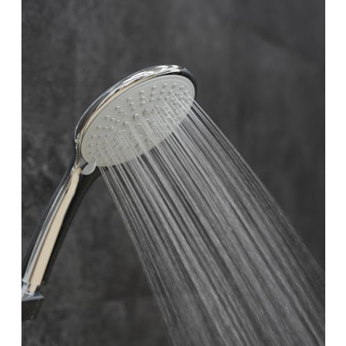 Shower set: chrome bar, shower 5 functions, hose