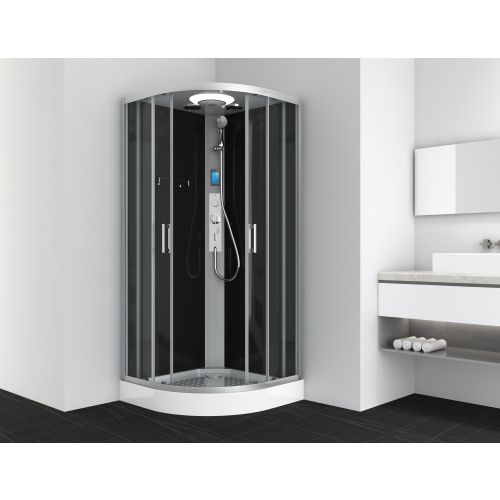 Complete shower cubicle AUSTIN - with quick assembly 90 x 90 x 215 cm