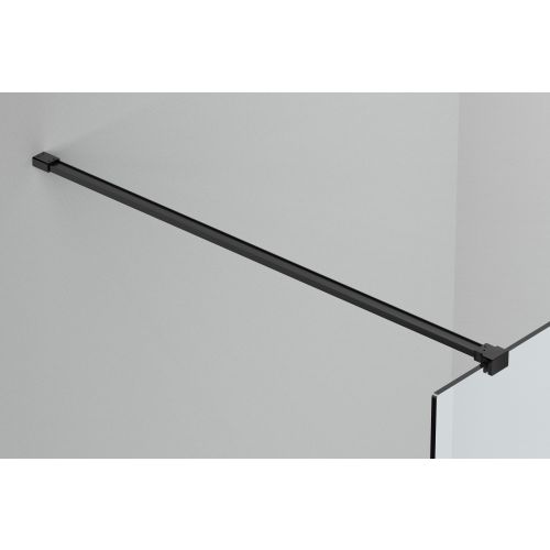 Wall profile + stabilizing rod black 3.5cm