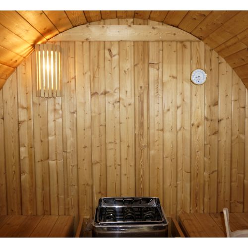 TROMSÖ XL barrel sauna for 6 persons 189 x 220 x 191.5 cm