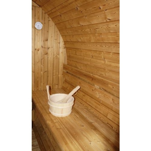 TROMSÖ XL barrel sauna for 6 persons 189 x 220 x 191.5 cm