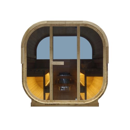 HANKO OutdoorSauna für 6 P. 210x180x210 cm