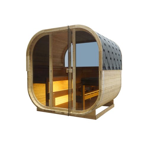 HANKO OutdoorSauna for 6 people 210x180x210 cm