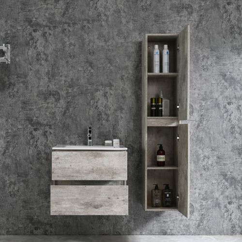 Corbo Hochschrank 150x30x30cm grau