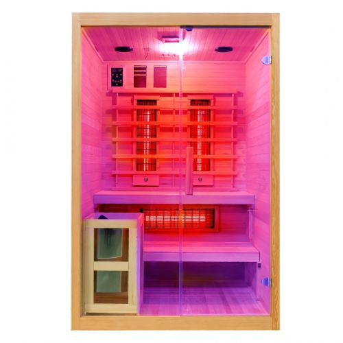 TWINCOMBI sauna+infrared 2 pers. 130x120x200cm