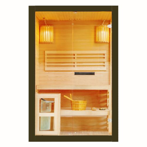 PANORAMA BLACK Sauna 2 Personen