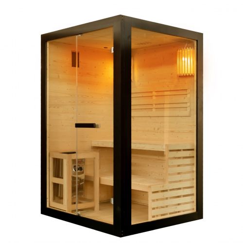 PANORAMA BLACK Sauna 2 Personen