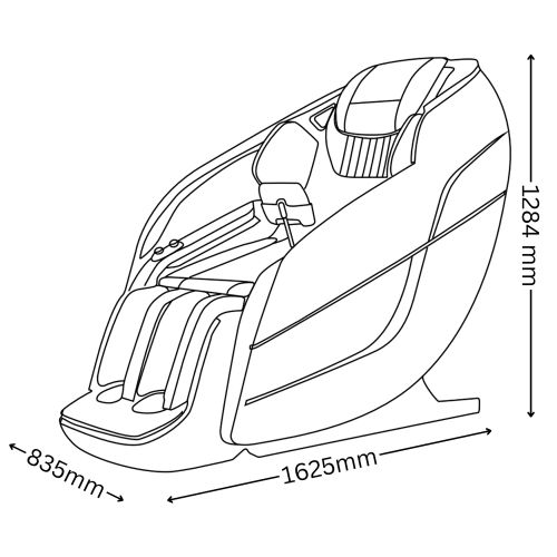 Luxury Massage Chair Black