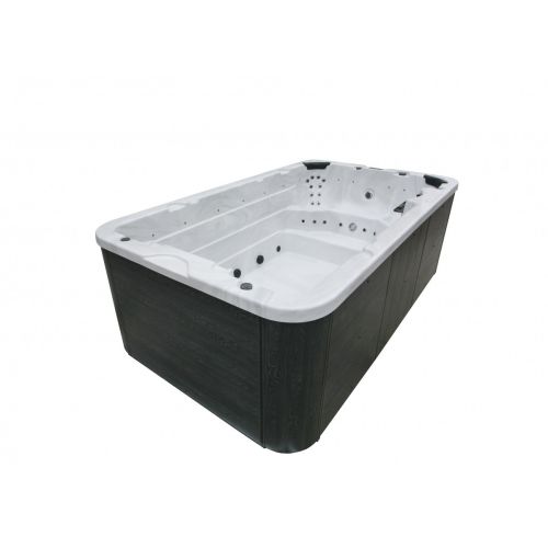 OUTDOORPOOL SWIMSPA IBIZA sterling silver 400x228x131 cm