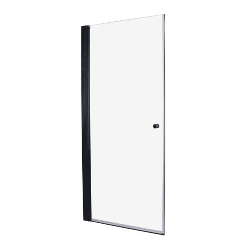 Swing door black matt 75-77x195cm